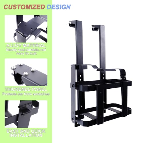 Qiosreui Rear Window Water Can Holder Rack Mount Bracket for INEOS Grenadier 2020-2025 Accessories Trailer Water Liquid Container Bracket, Water Locking Pack Mount 5 Gallon / 20 Liter Jerry Water Can Rack - Image 5