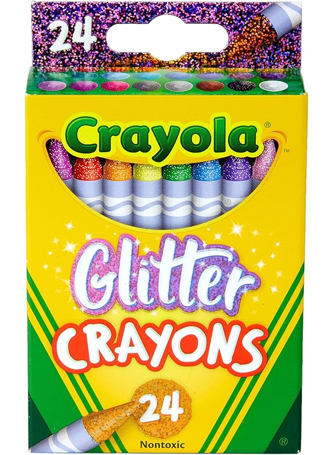 Crayola 24 Ct. Glitter Crayons - Image 1