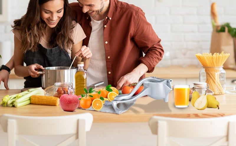 F4FIVE Aluminum Steel Manual Fruit Juicer Hand juicer Manual Fruit and Vegetable Juicer Aluminum Steel Hand Press Juice Machine For Home Press - Image 4