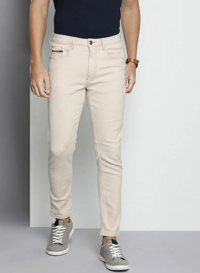 شركة المرآب الهندية جينز بقصة سليم فت وخصر متوسط