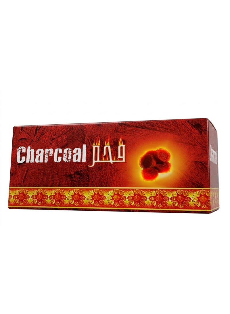 Charcoal Bakhoor Oud Quick Light Coal Tablets,100pcs Size 40mm Large Briquettes, Odourless/Smokeless Long Lasting for Hookah Shisha BBQ Grill Bakhoor and Incense Burning Black - Image 2