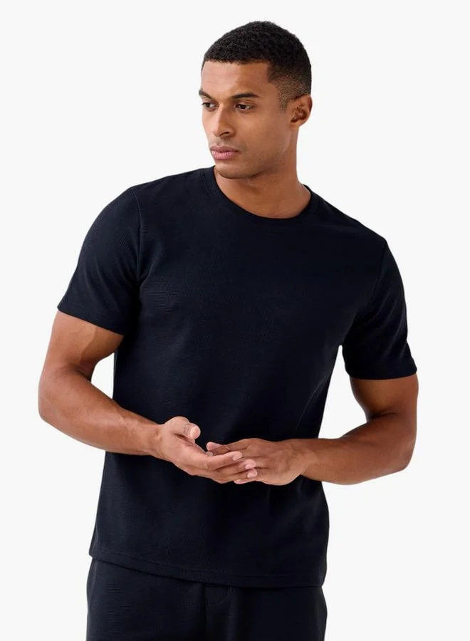 فاف Textured Shorts Set