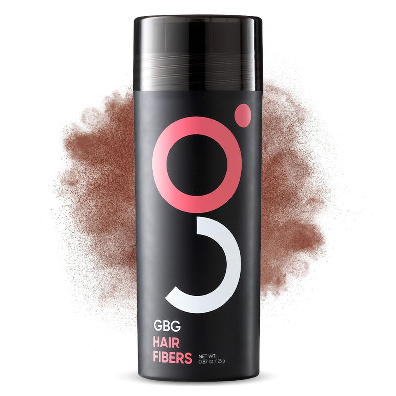 Get Back Gorgeous GBG Hair Fibers for Thinning Hair  Bald Spots Auburn  25g Bottle  Conceals Hair Loss  Instant Cover Up  Volume in 30 Seconds Hair Powder for Women  Men  Cruelty Free