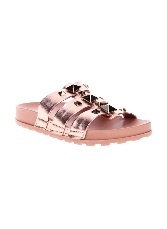 موليكا Moleca Ladies Flat Sandals Pink | Made In Brazil