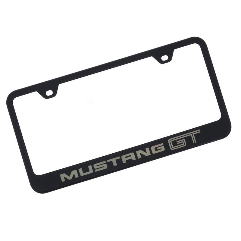 Au-TOMOTIVE GOLD Mustang GT Laser Etched Frame – Black - Image 4