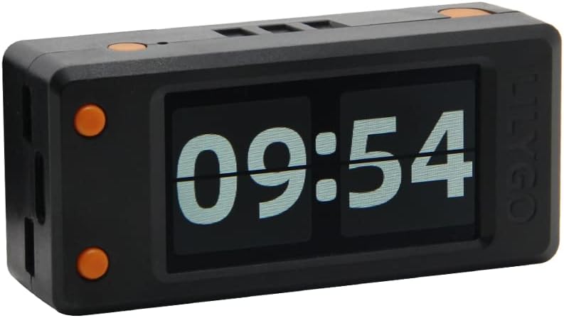 LILYGO لوحة تطوير ESP32-S3 مع شاشة LCD ST7789 بحجم 1.9 بوصة تعمل باللمس مع غلاف أسود ولوحة أكريليك، بلوتوث، 802.11 N، 16MB PSRAM، 8MB RAM - Image 1