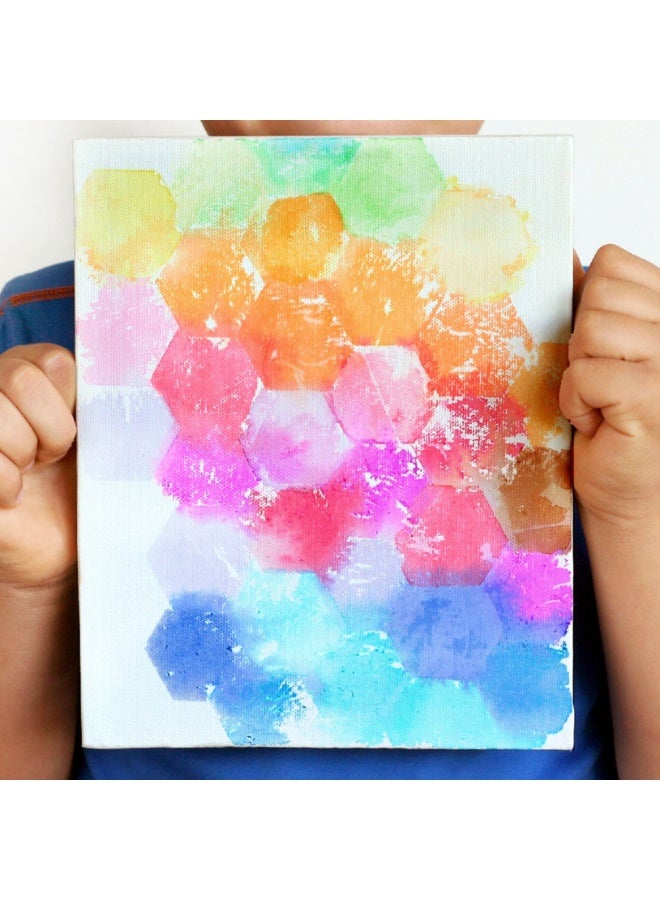 المنزل الذكي هوم سمارت لوحات قماشية للرسم، عبوة من 20 لوحة قماشية بأربعة أحجام، لوحات القماش الخاصة بنا مصنوعة من القطن بنسبة 100%، مثالية لصب الأكريليك والرسم الزيتي والمواد الفنية. - Image 4