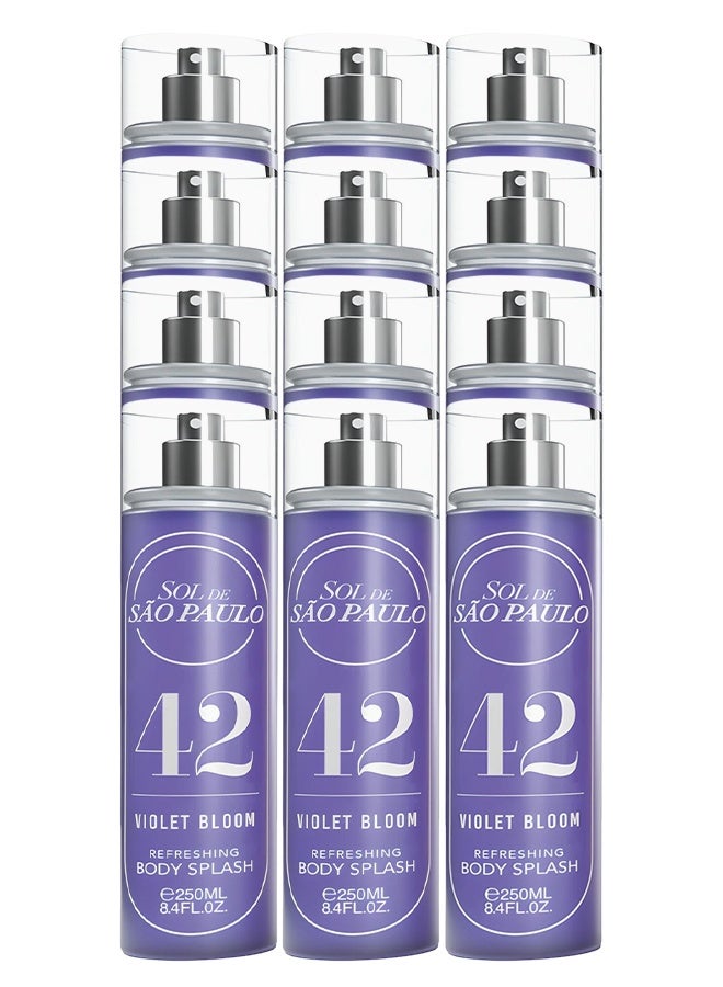 اس او ال 12 قطع معطر جسم منعش برائحة زهرة البنفسج من دي ساو باولو 42 250 مل - Image 1