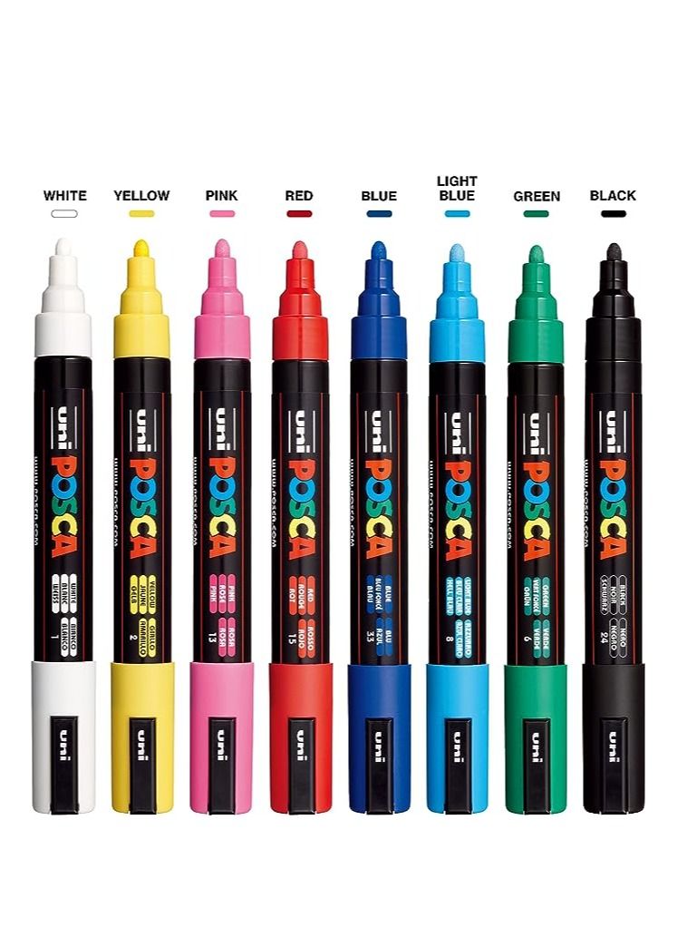 POSCA قلم تحديد الطلاء طرف متوسط 1.8-2.5 مم - Image 2