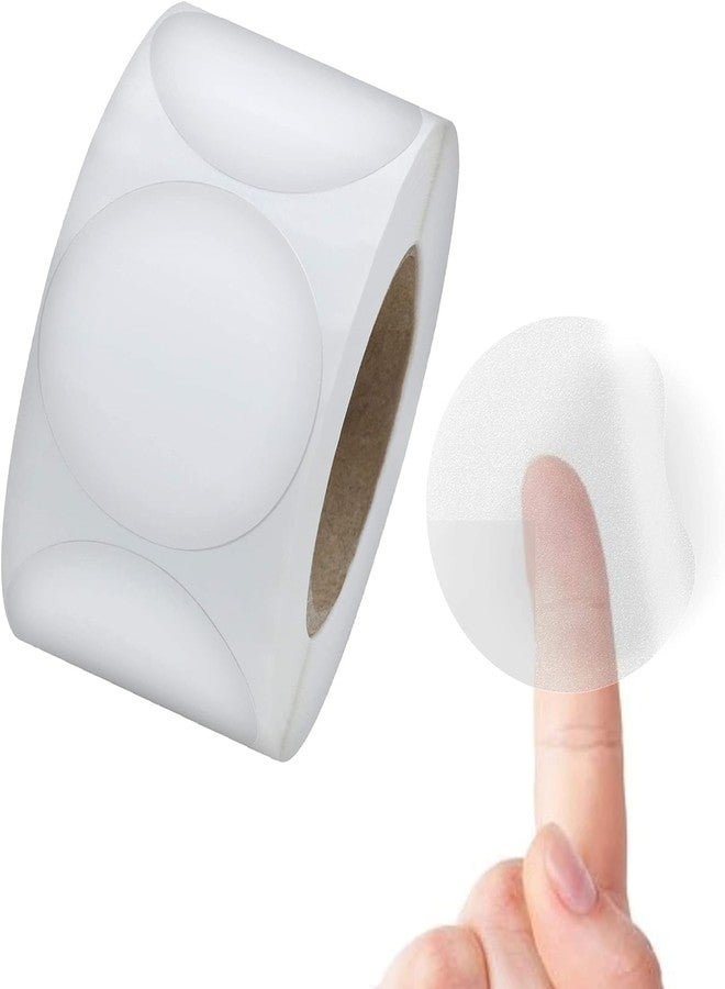 True-Ally Crystal Clear Transparent Round Stickers, Envelope Tab Sealer Package Round Clear Seal Labels Self Adhesive Stickers (5000) - Image 2