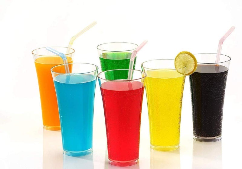 URMILA PLASTIC® Polycarbonate Pilsner Frosted Drinking Glasses for Dining Table Home Kitchen Party Restaurant (250 ml) - Pack of 12 - Image 5