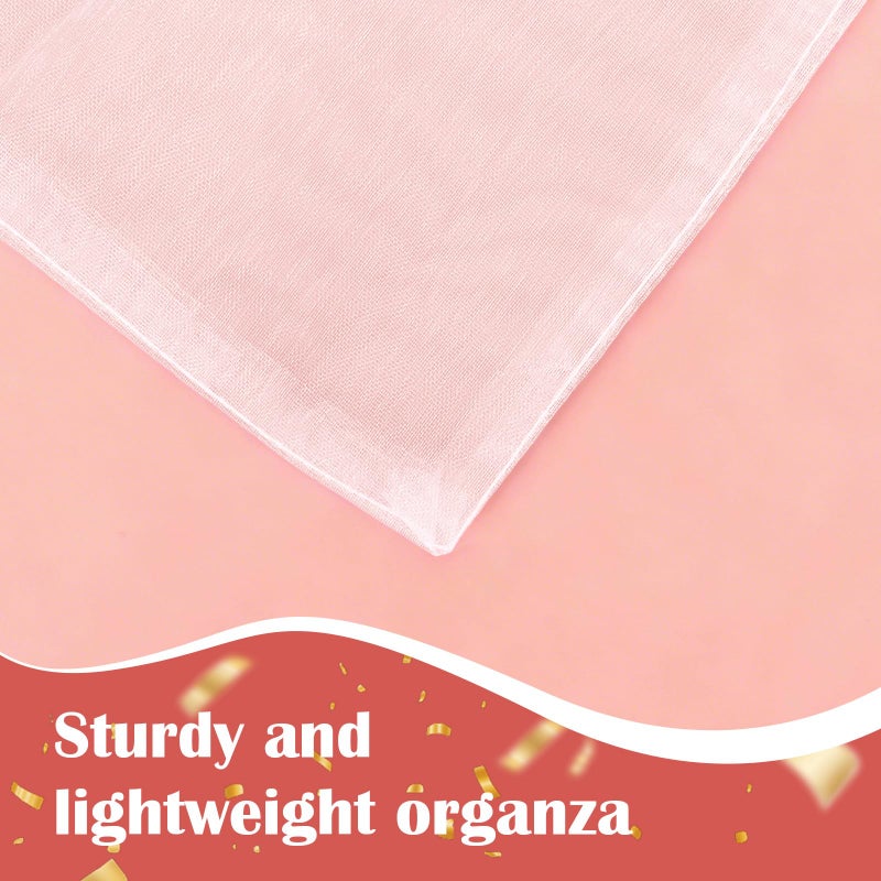 WOW DING 3 Size Organza Bags, 60 Pcs White Mesh Drawstring Gift Bags, Jewelry Pouches for Party Festival Candy Wedding Favors Christmas (3 Size 3x4in, 4x6in, 5x7in) - Image 4
