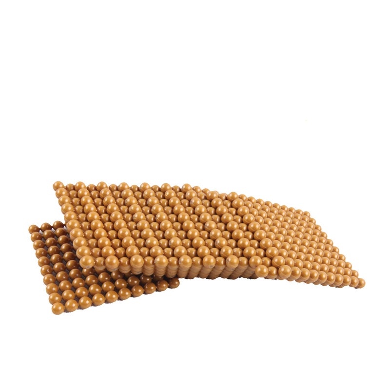 Adena Montessori Golden Math Bead Material - Montessori Number Learning Educational Gifts for Kids - Image 4