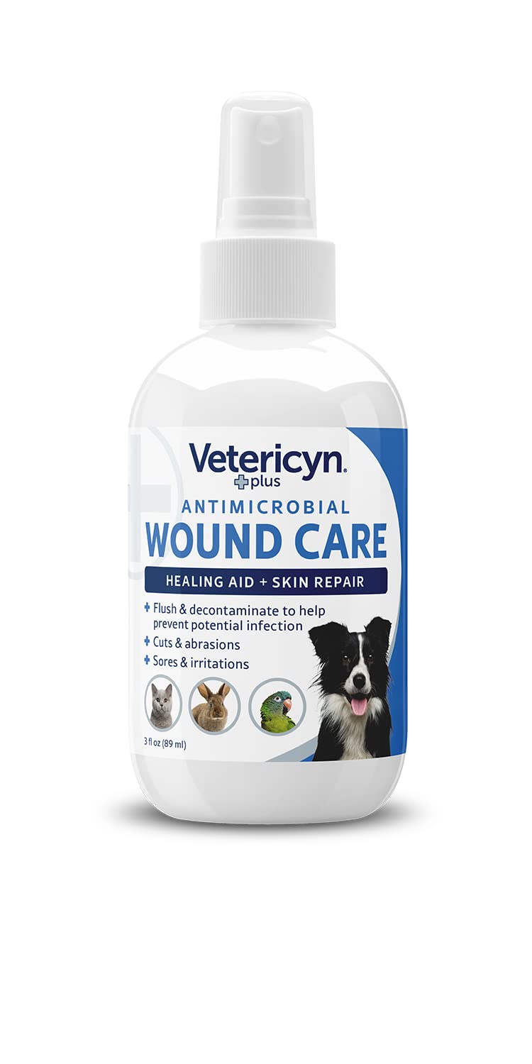 Vetericyn Plus Dog Wound Care Spray | Healing Aid and Skin Repair, Clean Wounds, Relieve Dog Skin Allergies, Safe for All Animals. 3 ounces - Image 3