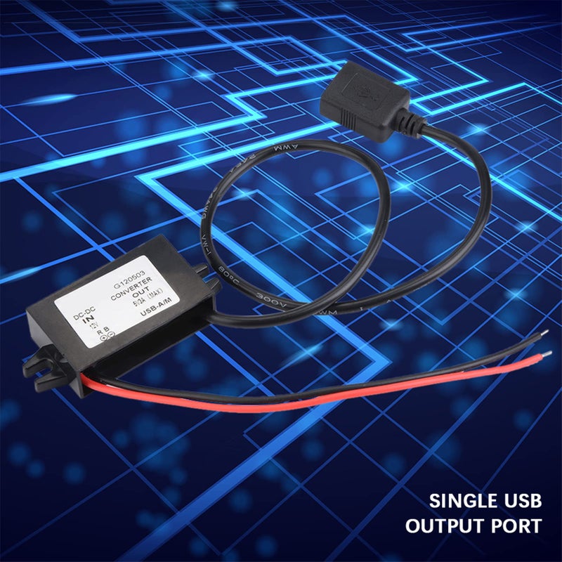 DC 12V To 5V 3A USB Buck Converter With Overvoltage Protection For Car Devices - Image 4