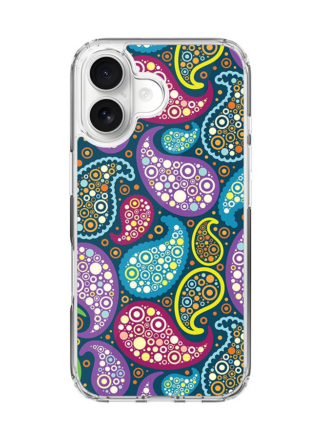 Stylizedd Classic Clear MagSafe Case for iPhone 17 , Hybrid Soft Case Flexible Edges Anti Drop TPU PC Gel Thin Transparent Cover [ Designed for iPhone 17 ] - Indian Summer Full Print