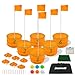 Bearwill Golf Bucket Game for Family Adults and Kids Portable 6 Hole Golf Course with Balls and Flag Outdoor Indoor Golf Yard Game for Park Beach Lawn Camping - Image 2