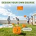 Bearwill Golf Bucket Game for Family Adults and Kids Portable 6 Hole Golf Course with Balls and Flag Outdoor Indoor Golf Yard Game for Park Beach Lawn Camping - Image 4