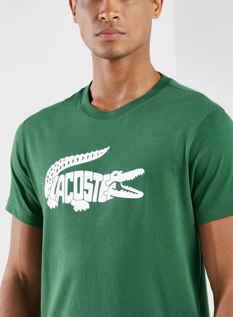 LACOSTE Logo Crew Neck T-Shirt