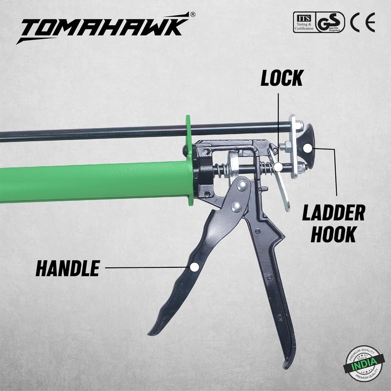 Tomahawk ® TCG 04 Professional Hand Caulking Guns, Heavy Duty Silicone caulking Gun | Sealant Gun (230MM(9"Inch)) - Image 3