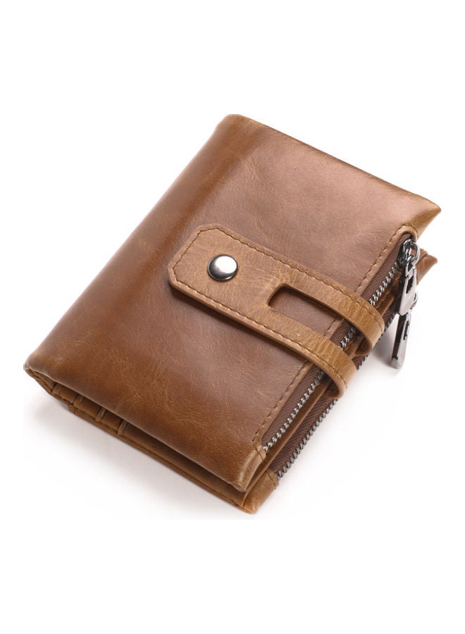 NIBEMINENT Leather Wallet Brown  - Image 1