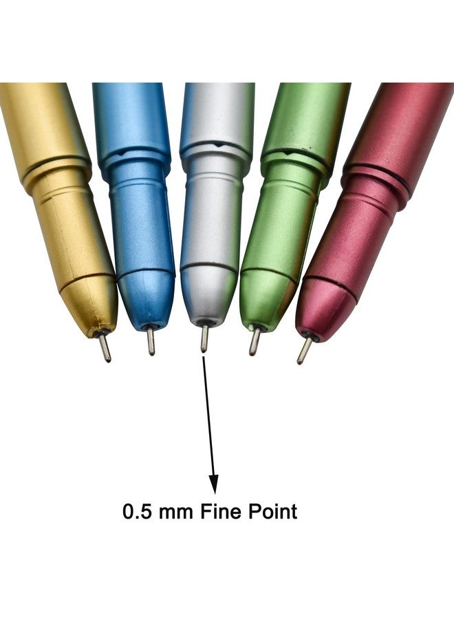 Maydahui 10Pcs Feather Gel Pen Artificial Wing Pens Creative Desktop Decoration Black Ink 5 Colors For Office School Teachers Students - Image 4