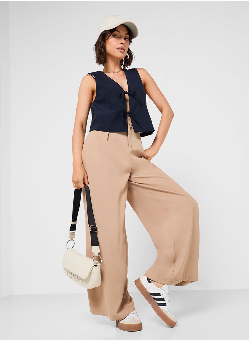 Ginger Straight Fit Tailored Trousers  - Image 2