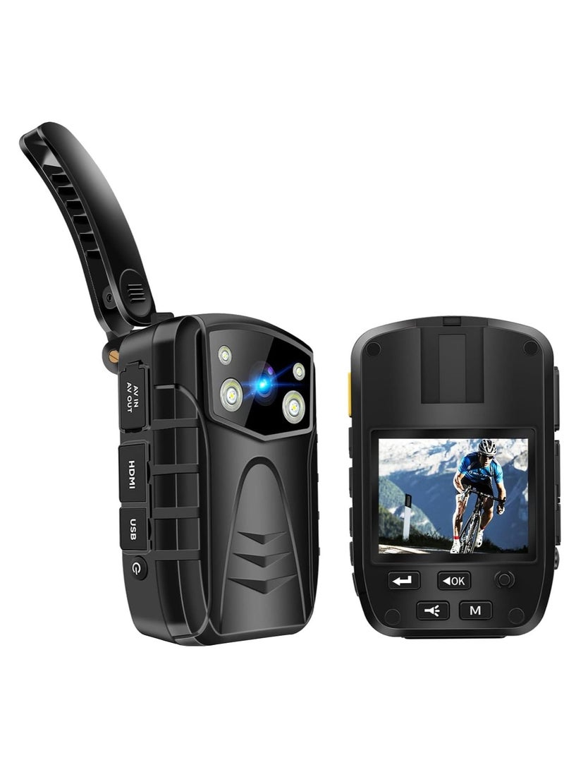Body Camera for Law Enforcement, 1296P HD Cameras Camcorders Body Worn Night Vision Recorder, Security Guards, Personal Use - Image 1