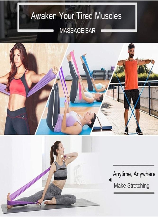 AMERTEER - 3 Pcs Professional Latex Elastic Bands Long Stretch Bands for Physical Therapy - Image 1