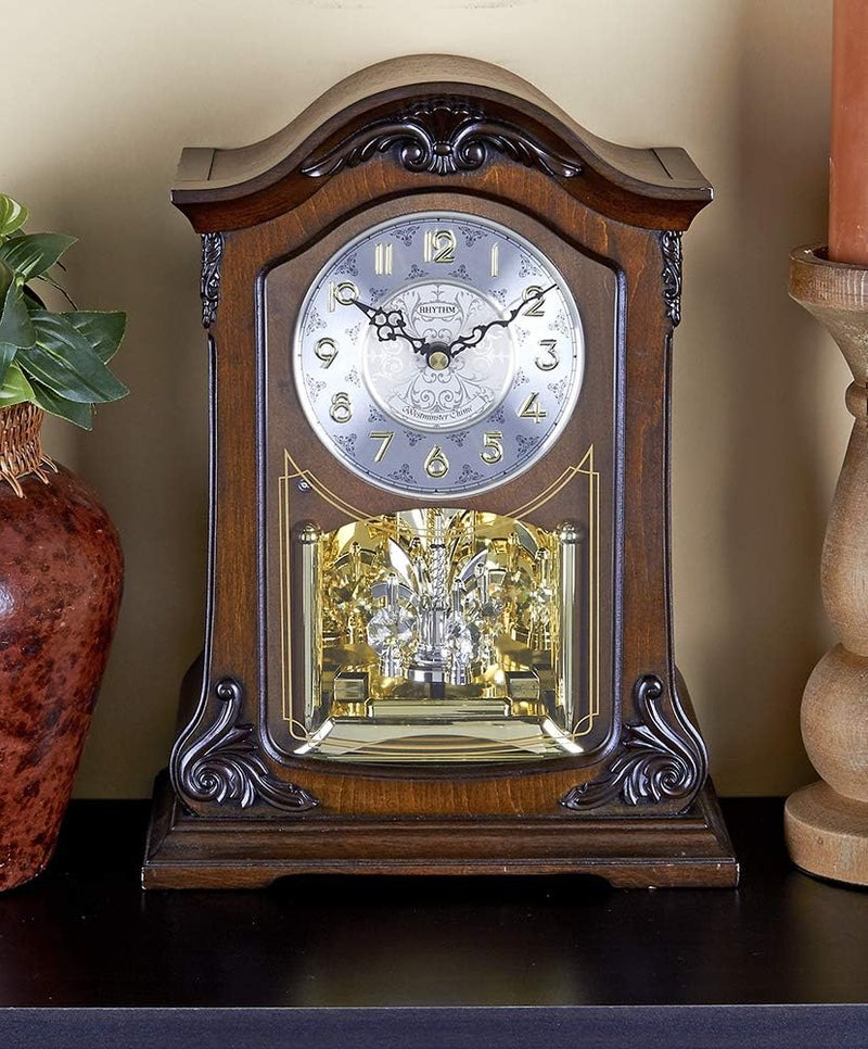 Rhythm Rhythm Clocks Elkhart Musical Motin Mantel Clock  - Image 5