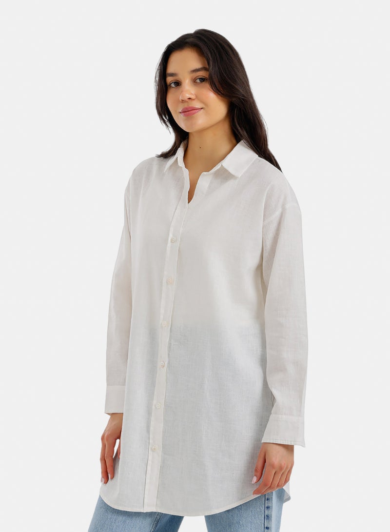 Carina Relaxed Tunic Shirt - Image 3
