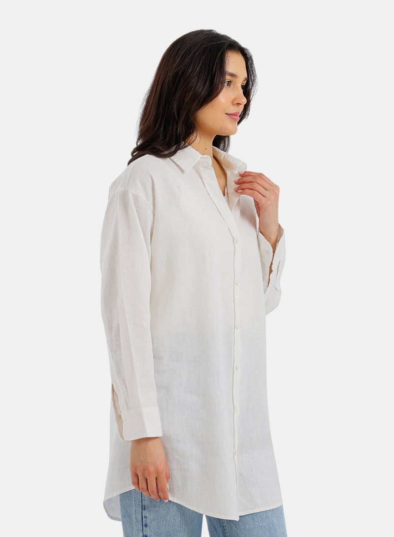 Carina Relaxed Tunic Shirt - Image 2