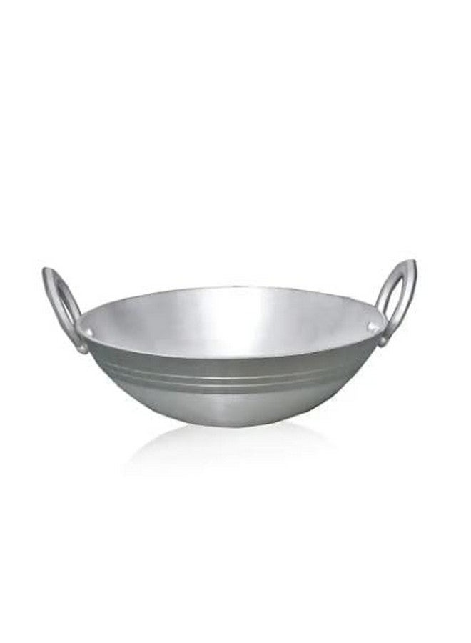 RJ kitchenware Store Aluminum Kadhai Deep Kadai | Non Induction Kadai | Without Non Stick Kadai |Kadai Deep Cooking Kadai | Deep Cooking Silver (1.5 Litter) - Image 5
