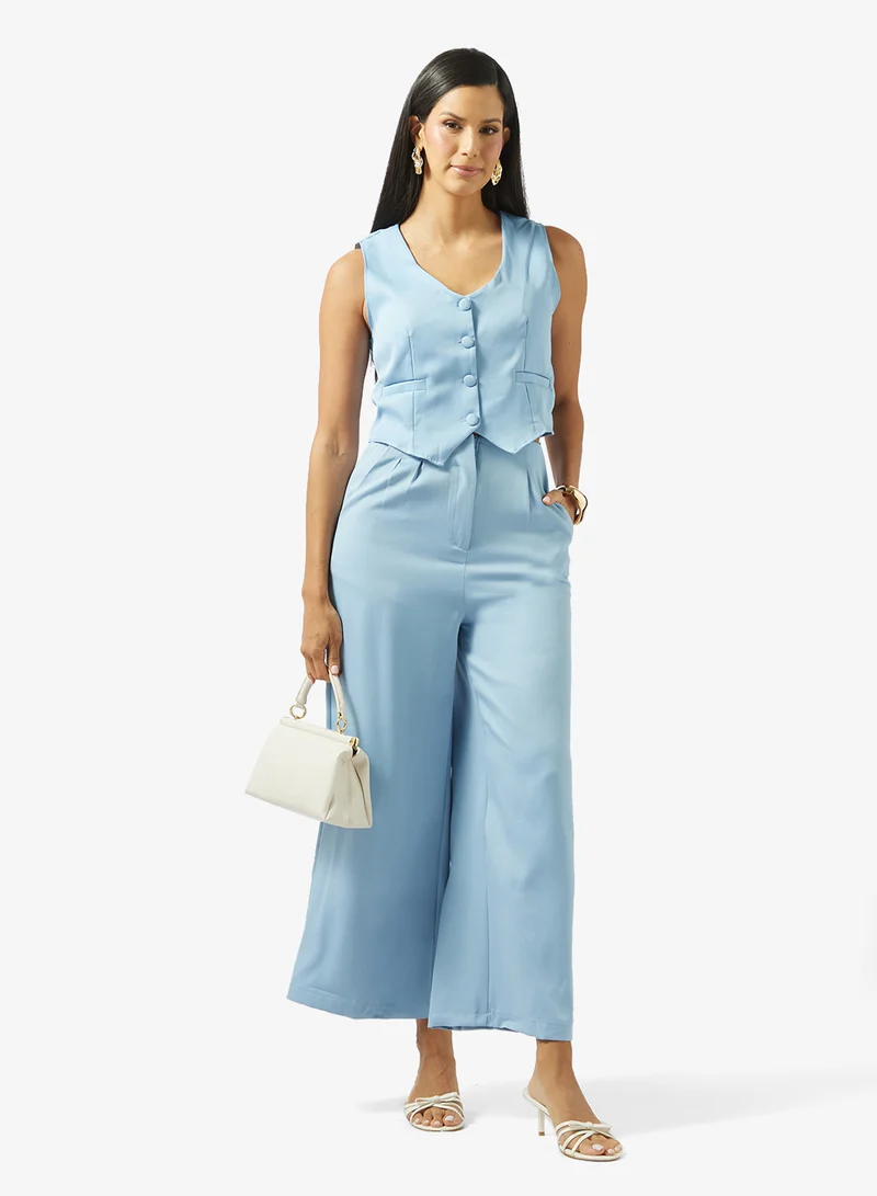 Ella  Sleevless Vest & Pant Set for Women | Best Price UAE