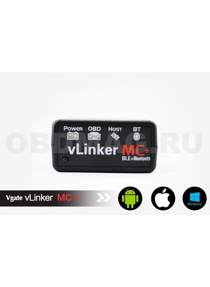 Vgate Vgate vLinker MC+ ELM 327 V2.2 Bluetooth Compatible Car Scanner OBD2 wifi Auto Diagnostic Tool ELM327 OBD 2 ODB2 Bimmercode  - Image 4