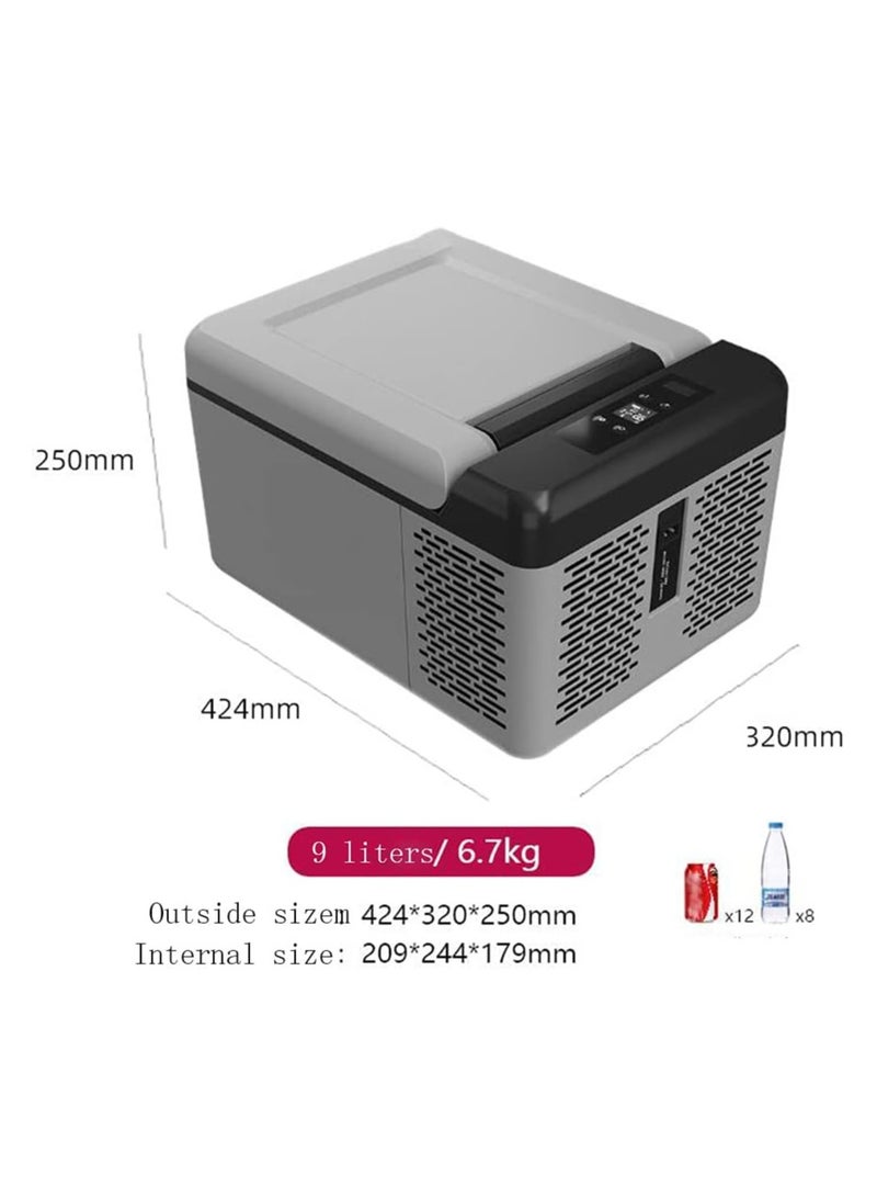Alpicool C9 Portable Mini Freezer,12 Volt Refrigerator,  (9 Liter) Fast Cooling 12V Car Fridge -4℉~68℉, Car Cooler, 12/24V DC for Outdoor, Camping, RV, Truck, Boat - Image 2