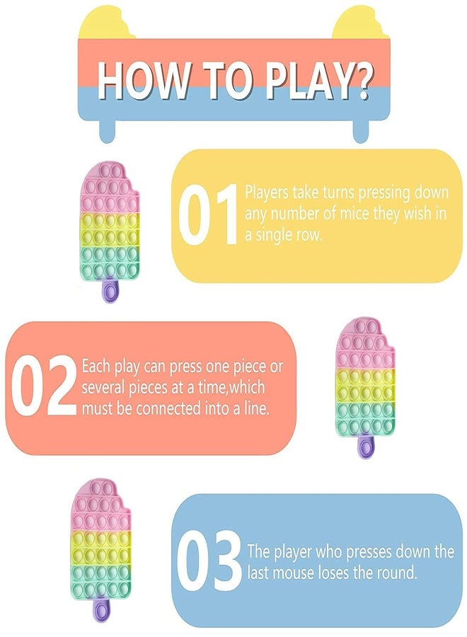 MANVI Fidget Pop It for Kids, Educational Toy for Kids, Multi Color pop it for Kids, Stress Reviler for All Ages, Small Popper for Boys and Girl, Simple Pop it for Kids (Candy) - Image 4