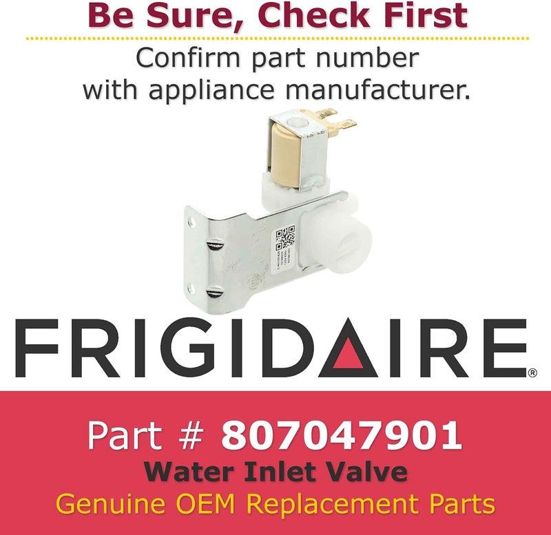 FRIGIDAIRE GENUINE Frigidaire 807047901 Water Inlet Valve - Image 2