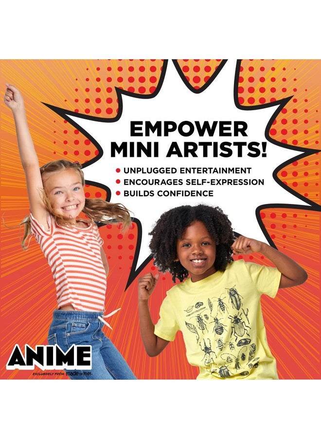 made by me - Manga Artist Set How To Draw Anime Create 2 Comic Books Great Gifts For Anime Enthusiasts Awesome Art Kit Drawing Kit Arts & Crafts For Kids Great Addition To Anime Collection - Image 1