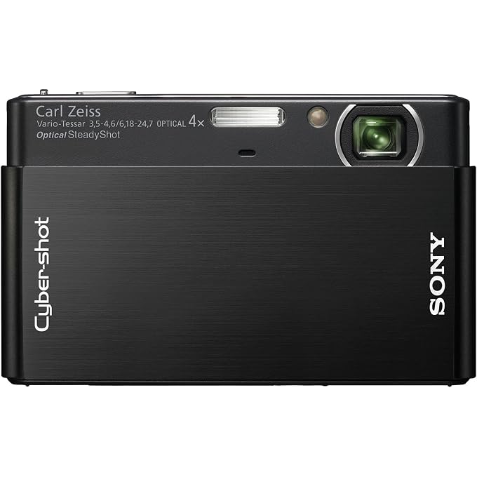 Sony Cybershot DSC-T77 Full HD 1080i, 10.1 MP Digital Camera with 4x Optical Zoom with Super Steady Shot Image Stabilization (Black) - Image 4