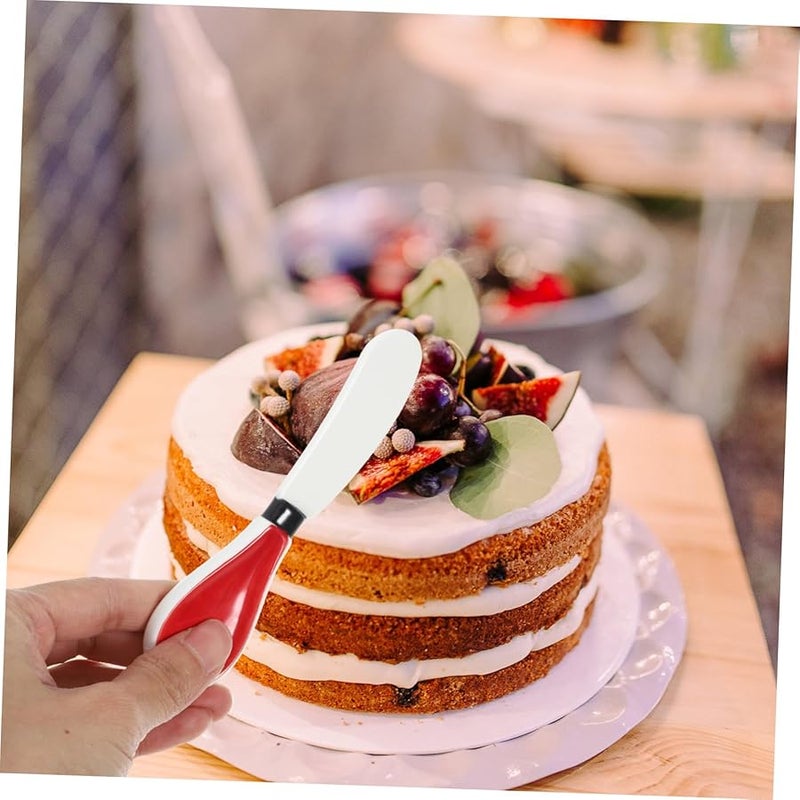 Unomor 5 Pack Ceramic Cheese Spreader Knife Multi Function Party Butter Gadget Cream Spatula - Image 5
