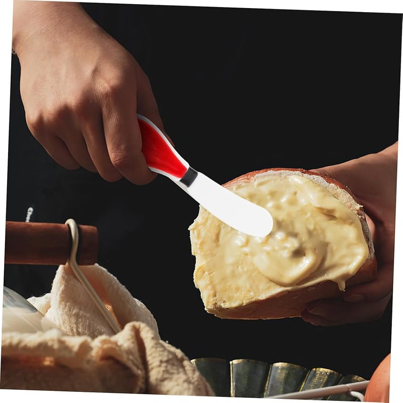 Unomor 5 Pack Ceramic Cheese Spreader Knife Multi Function Party Butter Gadget Cream Spatula - Image 3