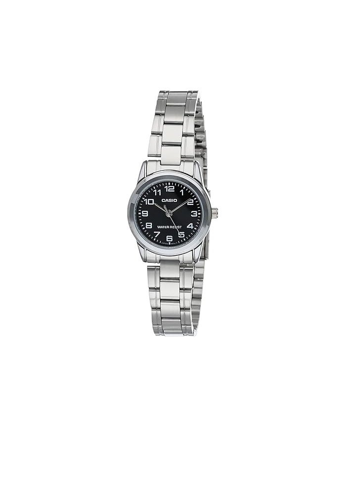 CASIO Women's Enticer Quartz Analog Watch LTP-V001D-1BUDF - 25 mm - Silver - Image 1