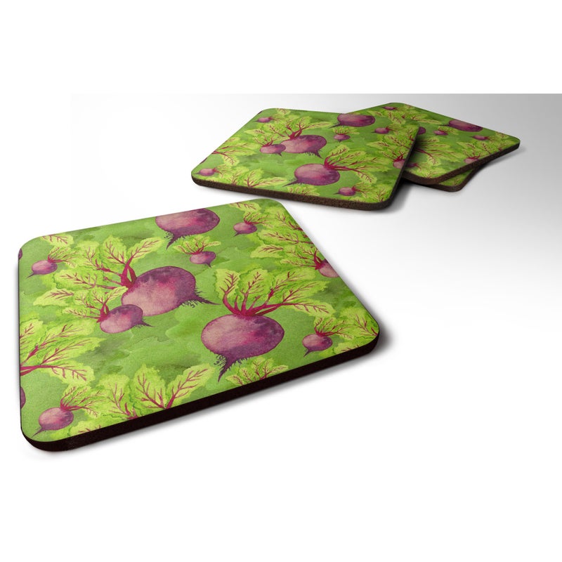 Caroline's Treasures ""Caroline's Treasures Watercolor Raddishes Decorative coasters  3.5  Multicolor"" 
