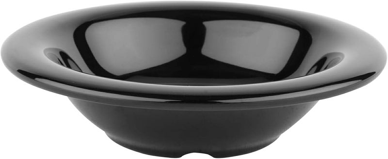 GET B86BK Melamine Narrow Rim FruitDessert Bowl 8 Ounce Black Set of 12 - Image 3