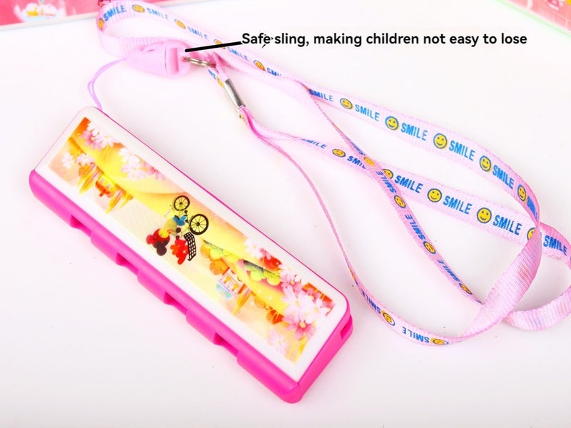 NAOMI Kids Harmonica Plastic Diatonic Harmonicas with 4 Holes 8 Notes Musical Instrument Toy for Boys Girls 4 PCS - Image 2