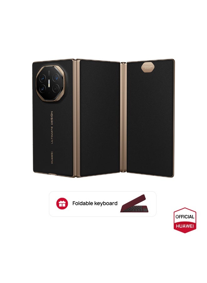 HUAWEI Mate XT Super Slim Tri-Fold Design Smartphone, 16GB+1TB, Advanced Precision Hinge System, Ultra Aperture XMAGE Camera, 10.2-inch Hi-Res HUAWEI X-True Display + MultiView in One, Black + Gift - Image 1