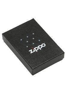 Zippo Vintage Brushed Brass with Slashes Pocket Lighter - Image 4