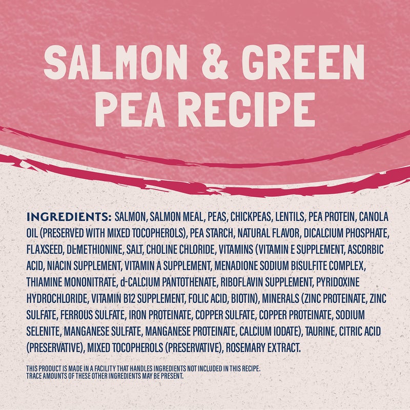 Natural Balance Limited Ingredient Adult Grain-Free Dry Cat Food, Salmon & Green Pea Recipe, 4 Pound (Pack of 1) - Image 3