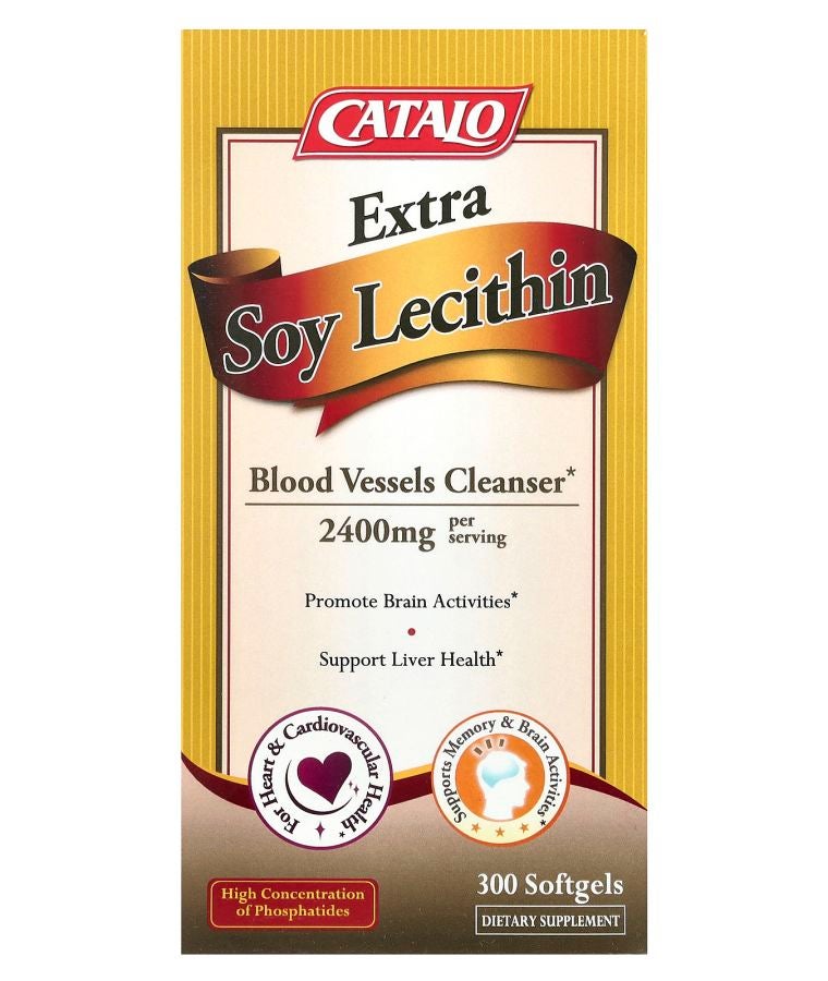 Extra Soy Lecithin 300 Softgels (1200 mg per Softgel)